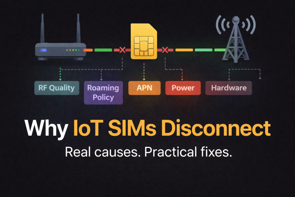 Why IoT SIM Cards DIsconnect